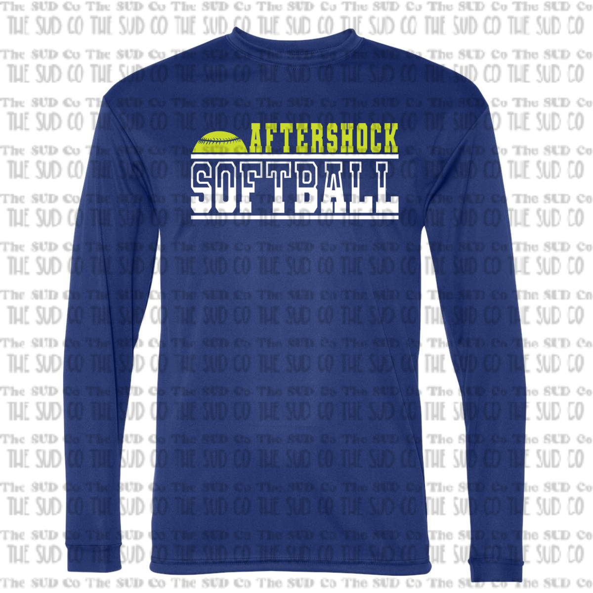 Aftershock Long Sleeve Dri-Fit Blue