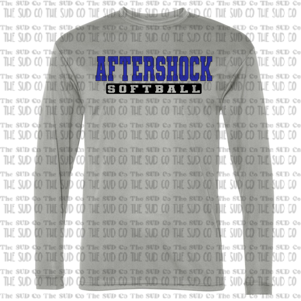 Aftershock Long Sleeve Dri-Fit Silver