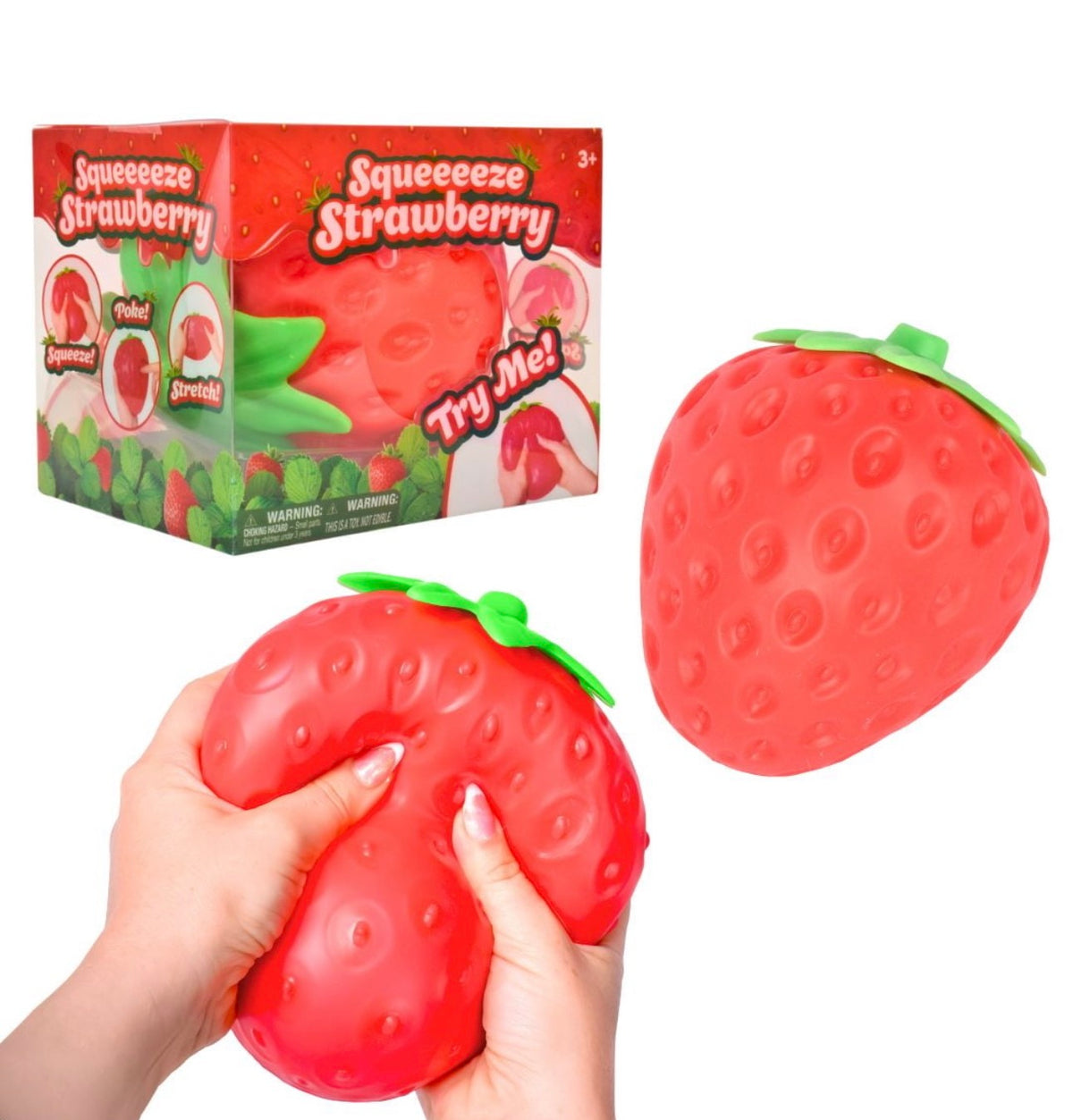 Squeeezy Strawberry 5-Inch Squeeze Toy