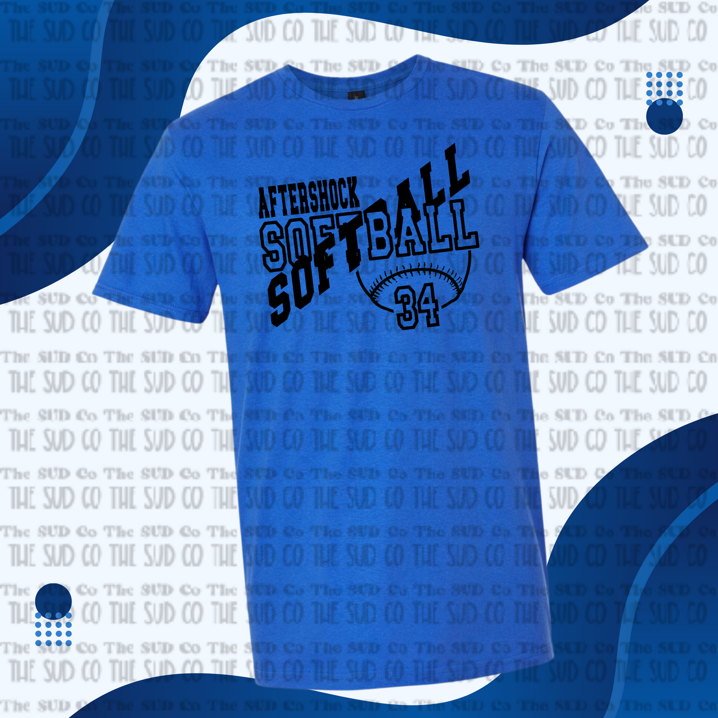 Aftershock Basic T-shirt Blue or White - NEW