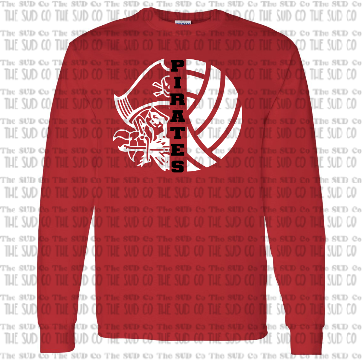 OHS Volleyball Long Sleeve T-shirt - Red