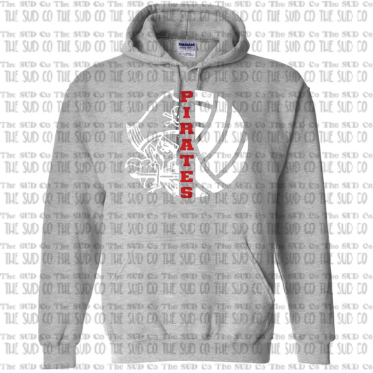 OHS Volleyball Hooded Sweatshirt - Gray