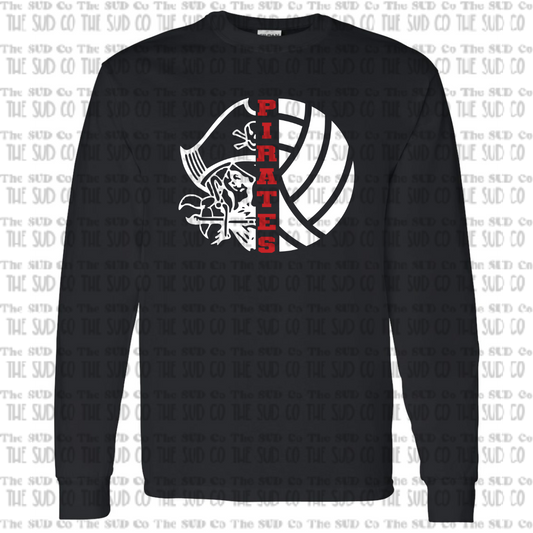 OHS Volleyball Long Sleeve T-shirt - Black