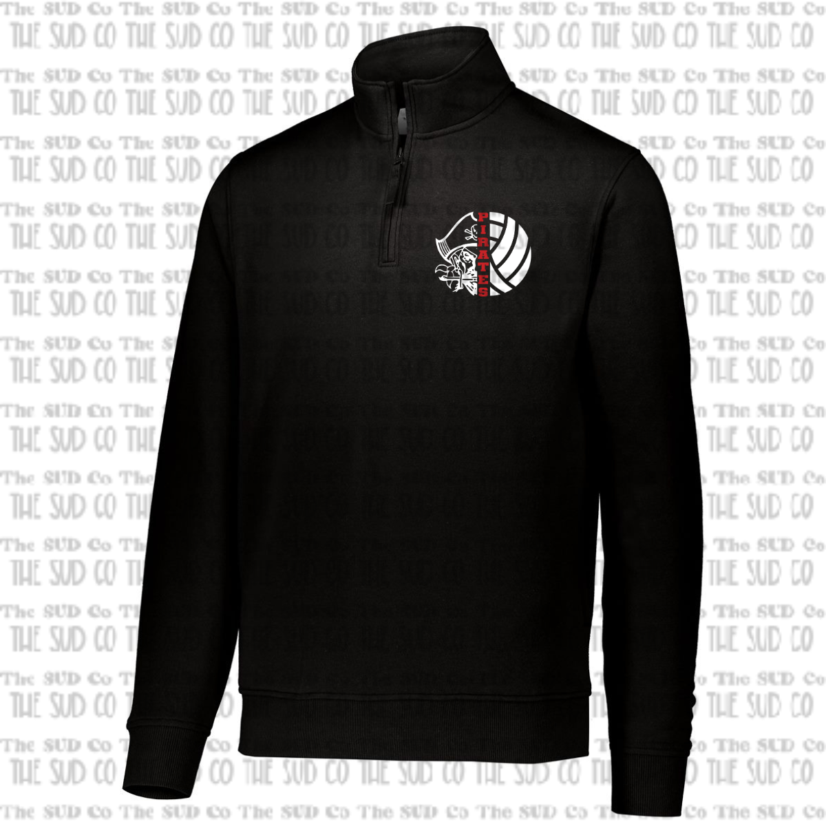 OHS Volleyball Quarter Zip Sweatshirt - Black