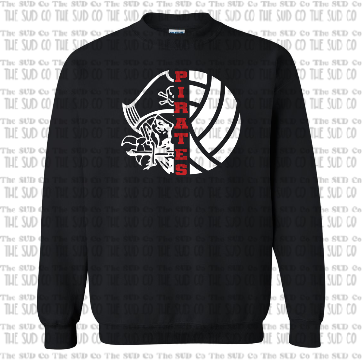 OHS Volleyball Crewneck Sweatshirt - Black