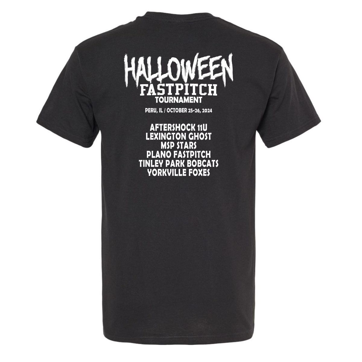 Aftershock Halloween Fastpitch Tourney Tshirt