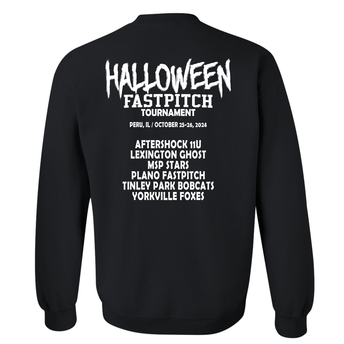 Aftershock Halloween Fastpitch Tourney Crewneck