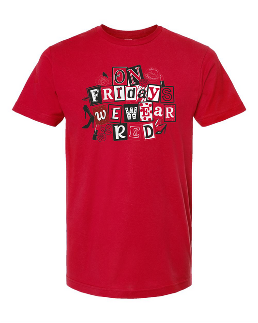 On Fridays We Wear Red Collage