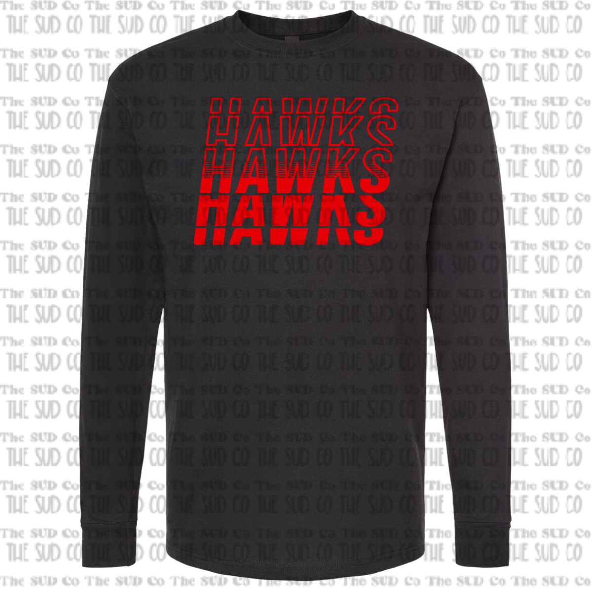 Waltham Long Sleeve Black T-Shirt