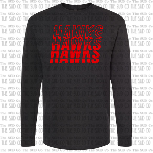 Waltham Long Sleeve Black T-Shirt