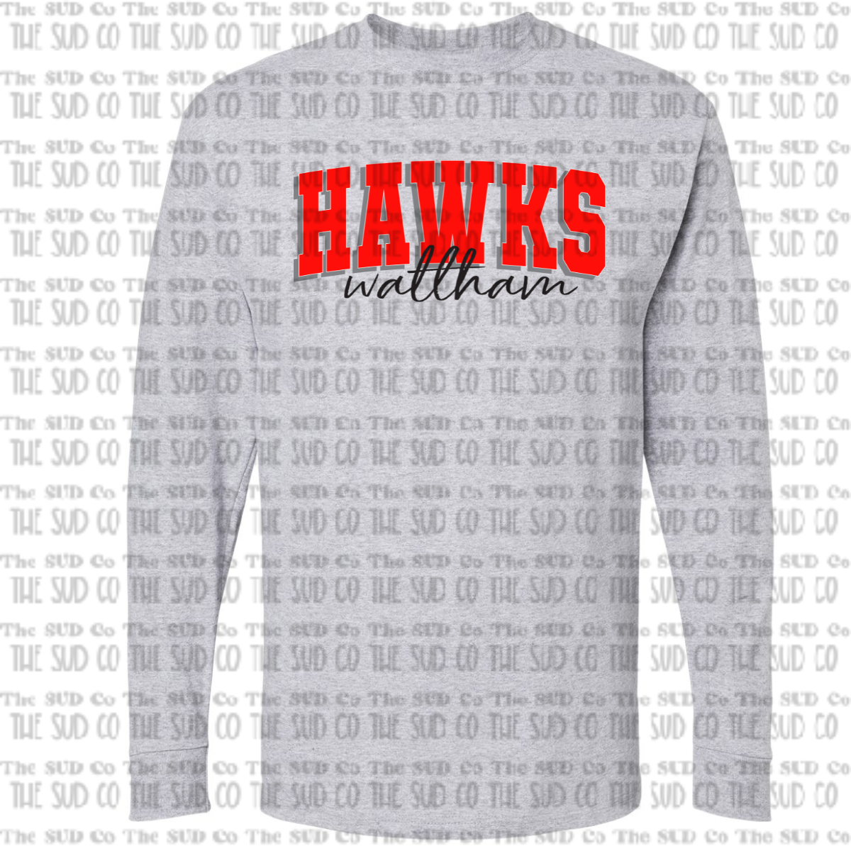 Waltham Long Sleeve Gray T-Shirt