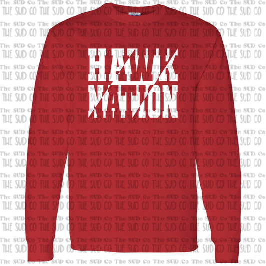 Waltham Long Sleeve Red T-Shirt