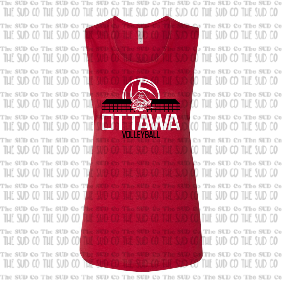 OHS Volleyball Tank Top - Red