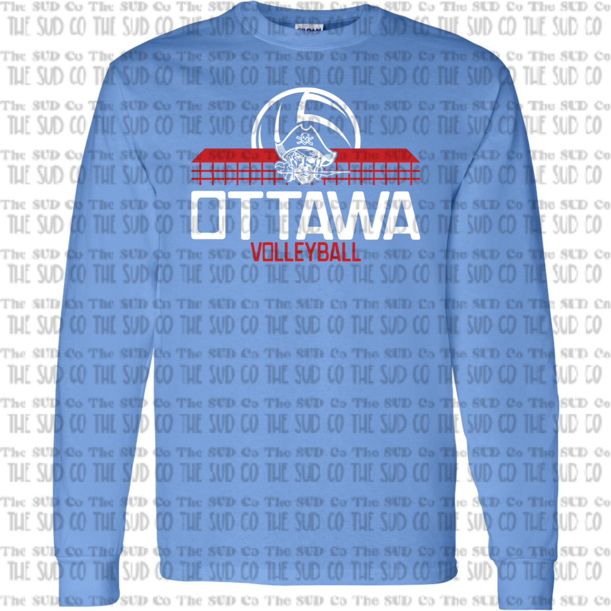 OHS Volleyball Long Sleeve T-shirt - Blue