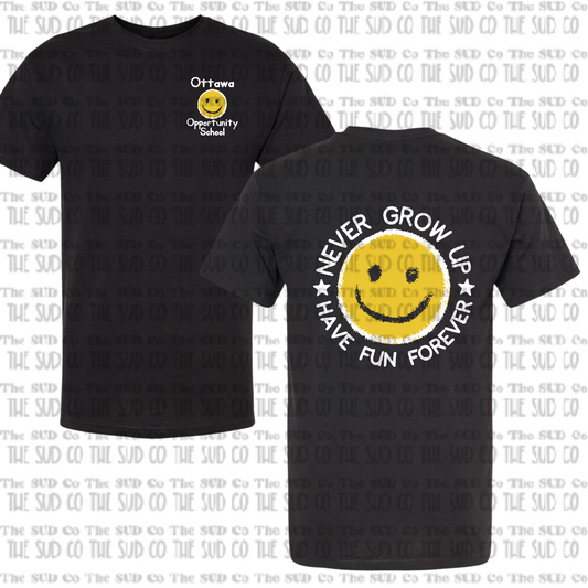 Never Grow Up Tshirt