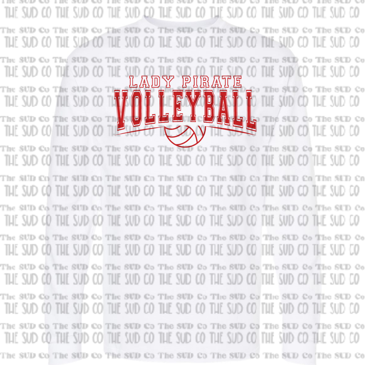 OHS Volleyball Long Sleeve T-shirt - White