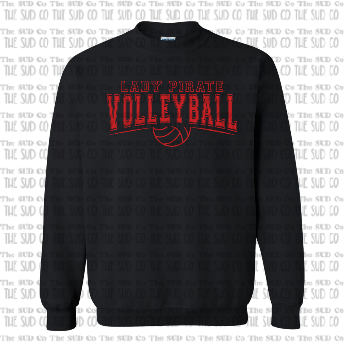 OHS Volleyball Crewneck Sweatshirt - Black