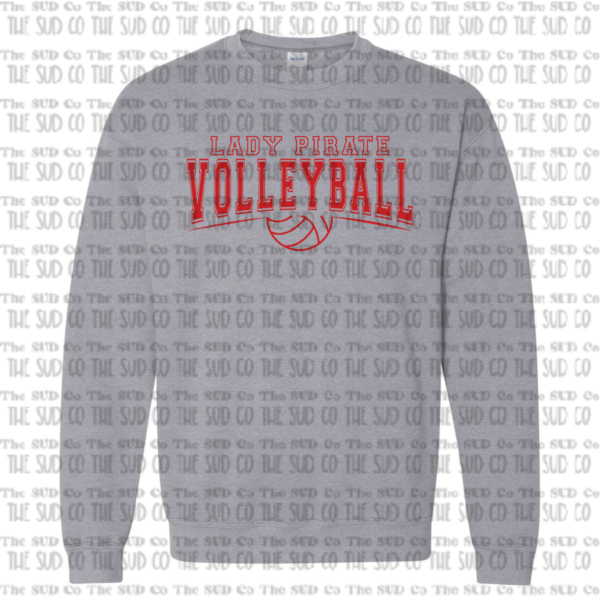 OHS Volleyball Crewneck Sweatshirt - Gray