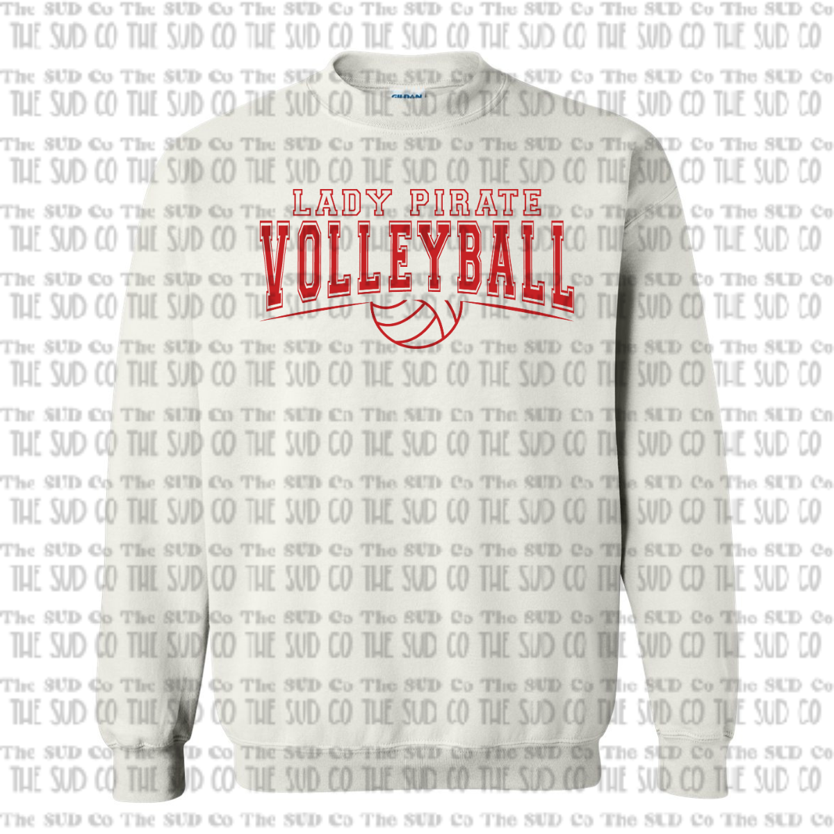 OHS Volleyball Crewneck Sweatshirt - White