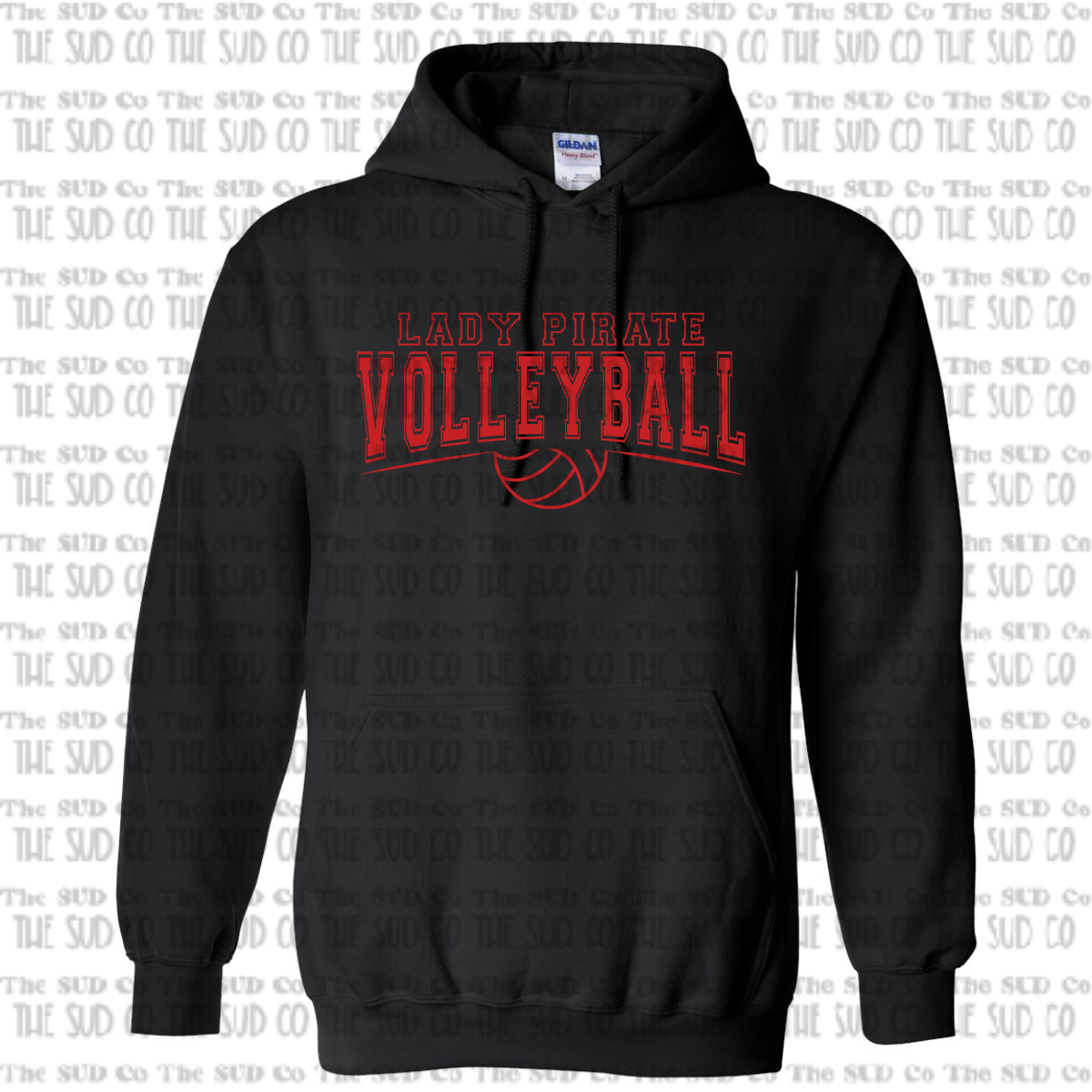 OHS Volleyball Hooded Sweatshirt - Black