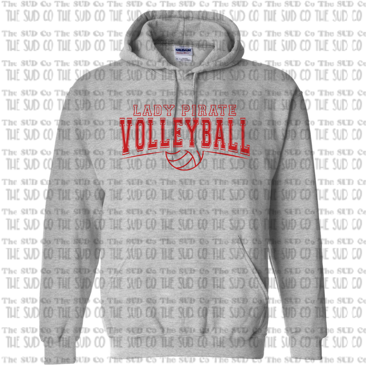 OHS Volleyball Hooded Sweatshirt - Gray