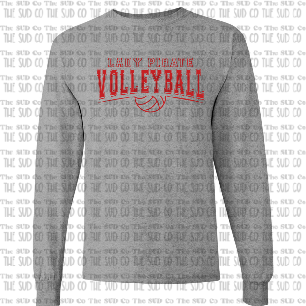 OHS Volleyball Long Sleeve T-shirt - Gray