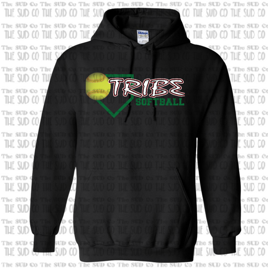 WES TRIBE Softball Hooded Sweatshirt