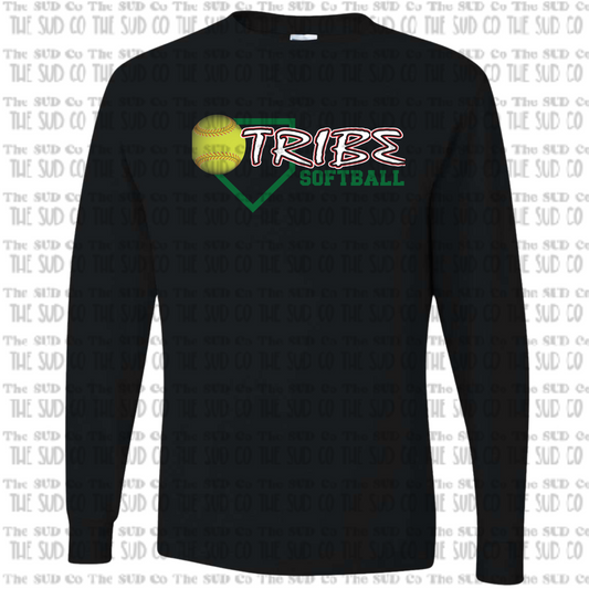 WES TRIBE Softball Long Sleeve T-shirt