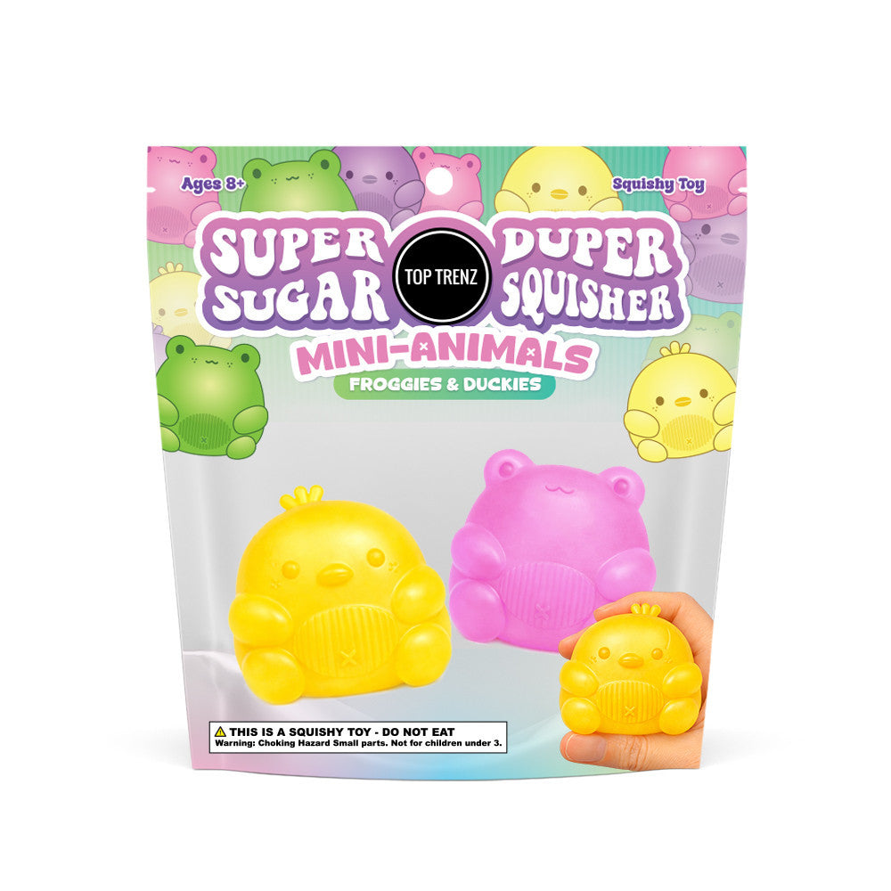 Sugar Squisher - Mini Duck & Frog 2 Pack by Top Trenz