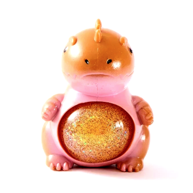 J'adore 3 Inch Squishasaurus Squishy Fidget Sensory Toy - Orange