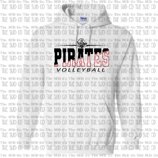 OHS Volleyball Hooded Sweatshirt - White