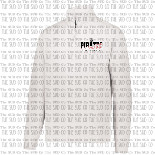 OHS Volleyball Quarter Zip Sweatshirt - White