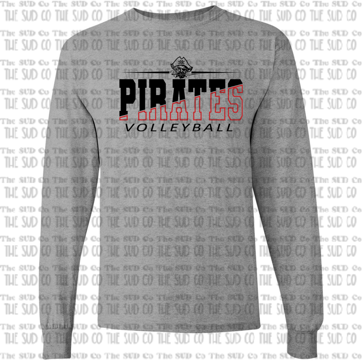 OHS Volleyball Long Sleeve T-shirt - Gray