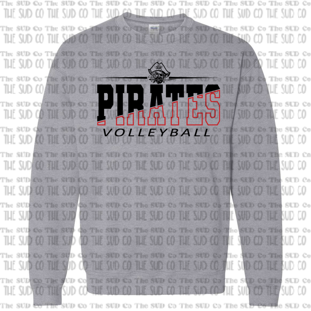 OHS Volleyball Crewneck Sweatshirt - Gray