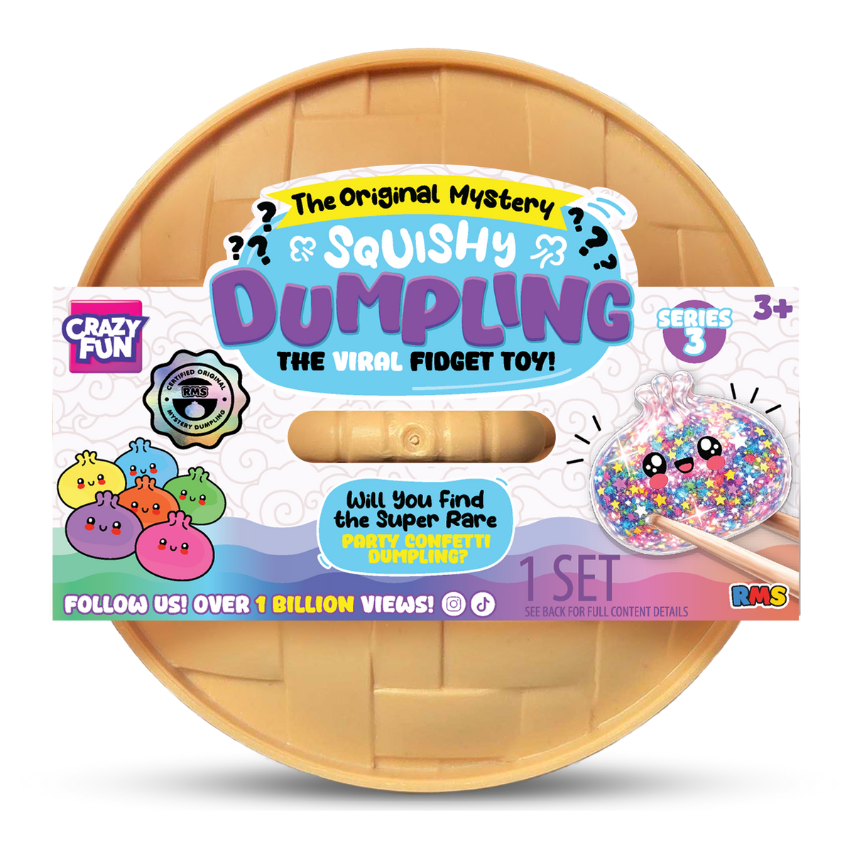 RMS Crazy Fun Mystery Dumpling – Party Confetti Edition