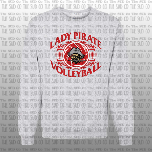 OHS Volleyball Crewneck Sweatshirt - Gray
