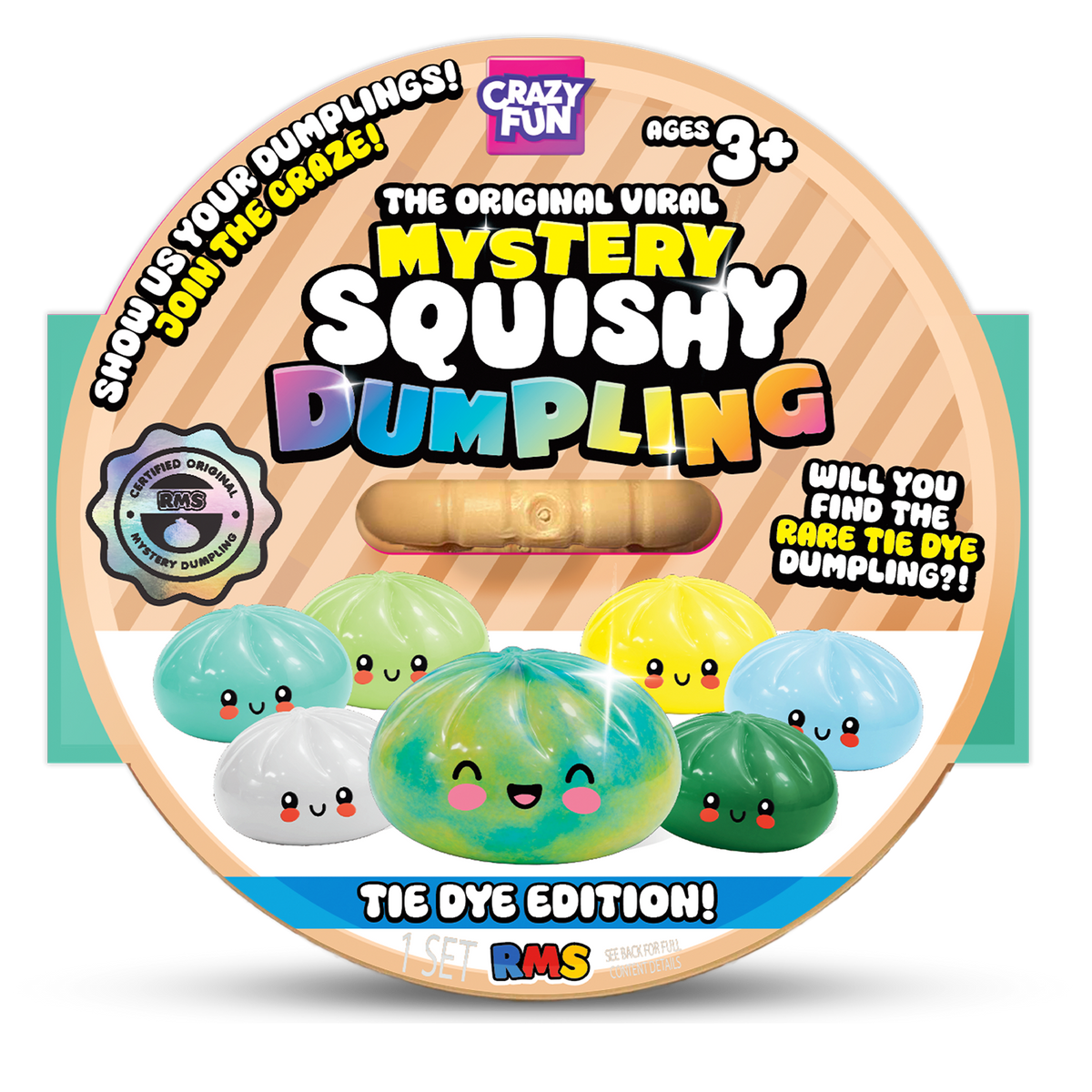 RMS Crazy Fun Mystery Dumpling – Tie-Dye Edition