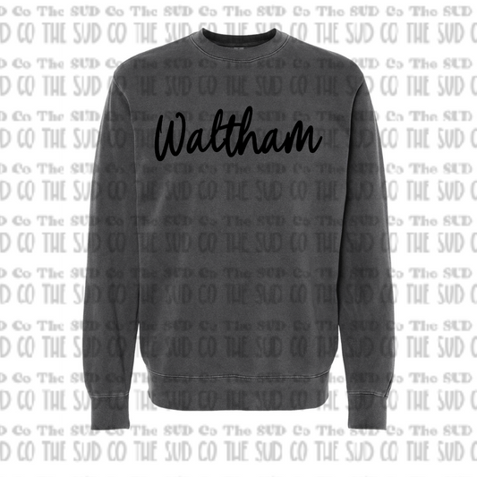 Waltham Midweight Pigment-Dyed Crewneck Sweatshirt