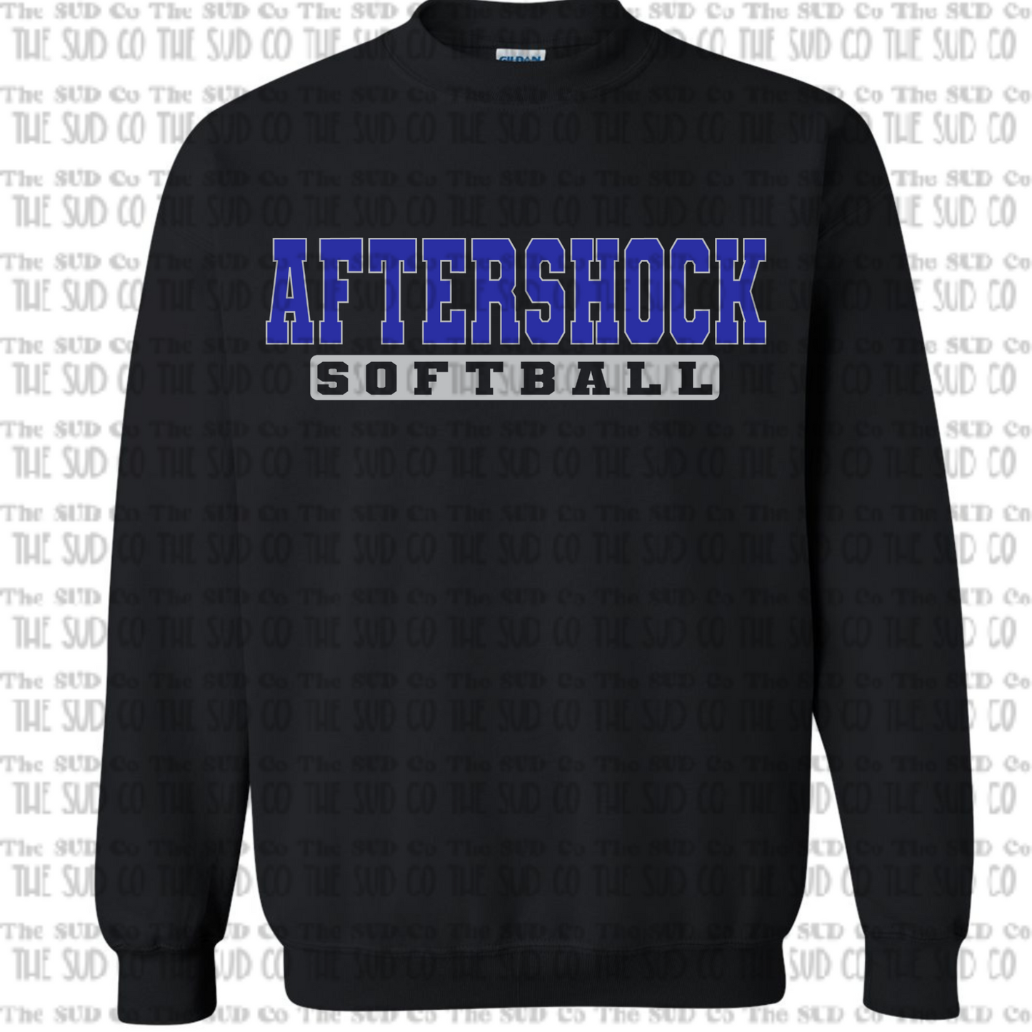 Aftershock Crewneck Sweatshirt Black