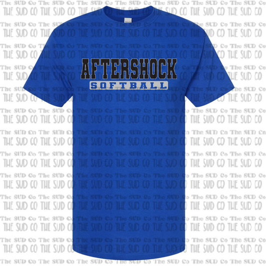 Aftershock Basic T-shirt Royal