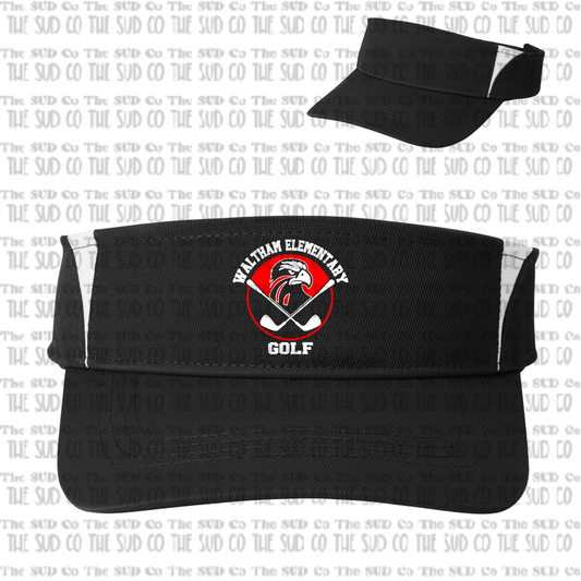 WES Hawks Golf Visor