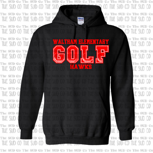 WES Hawks Golf Hooded Sweatshirt