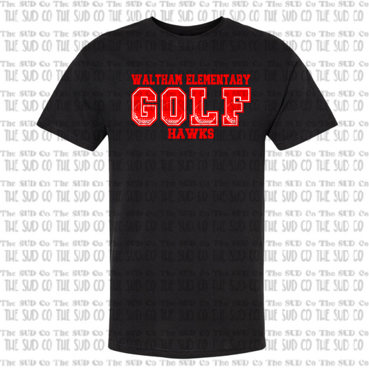WES Hawks Golf Basic T-shirt