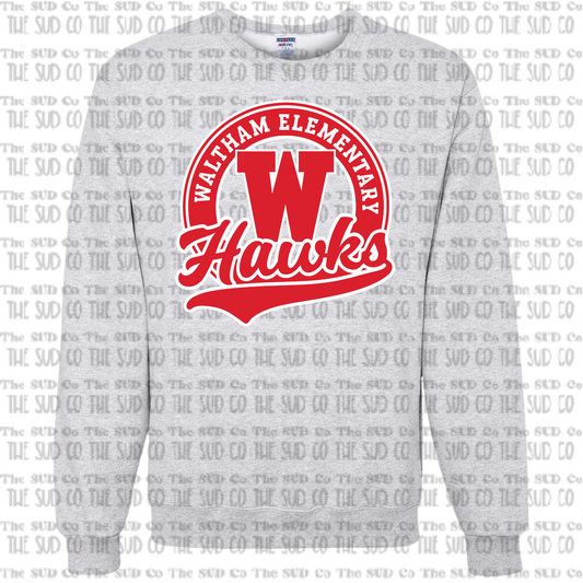 Adult Waltham Hawks Circle Emblem