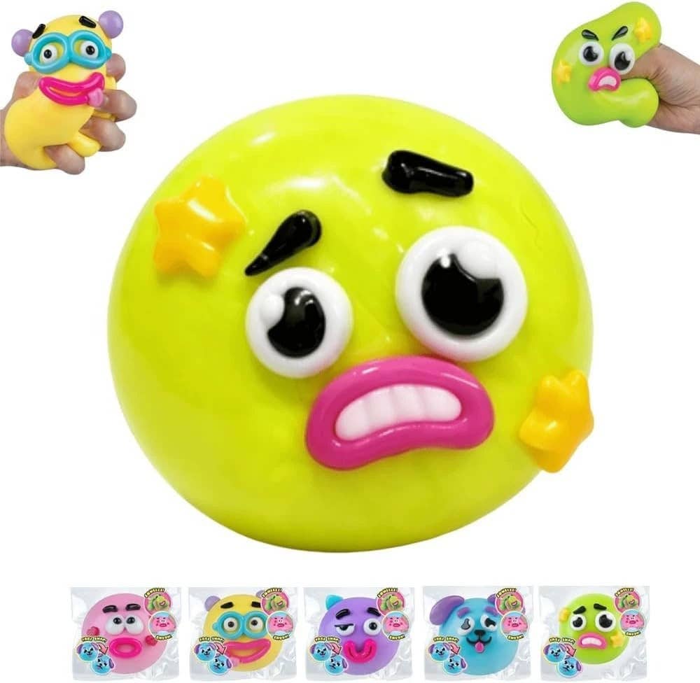 GS Wholesale (Formerly Known as Gypsy Soul) - Squishy Faces – Funny Emoji-Style Stress Ball Squishies