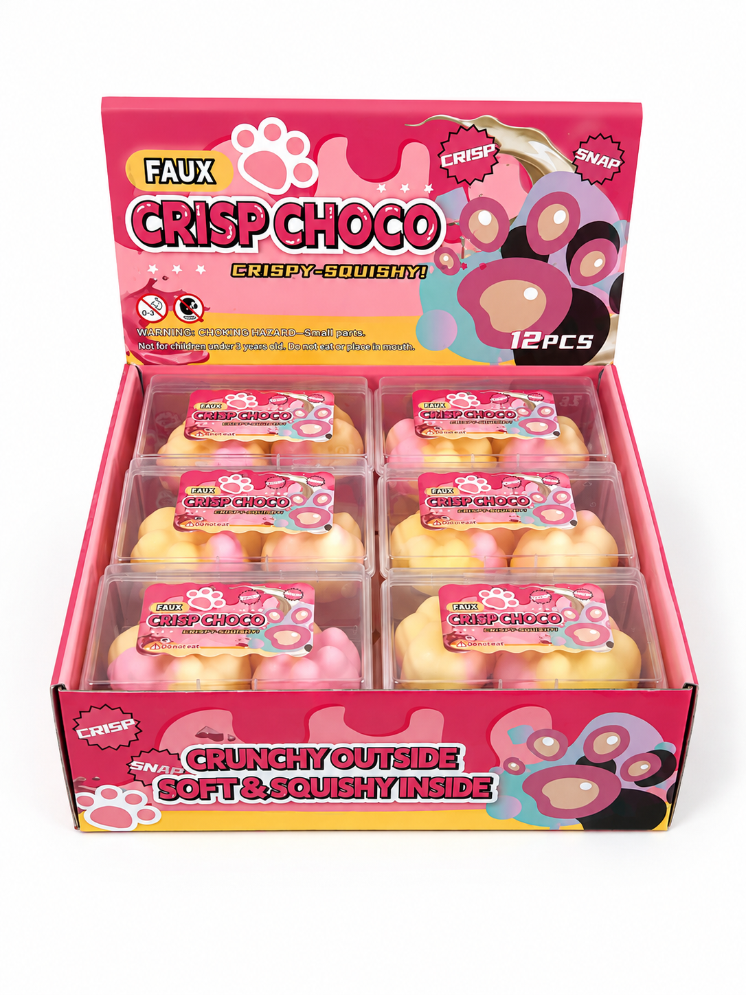 Modek Sports - Crisp Choco Crunchy Paw Squishy MSCC3