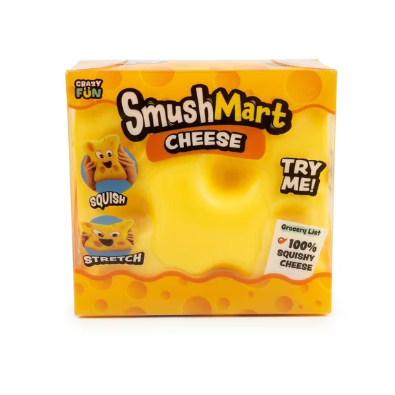 RMS Smushmart™ Giant Cheese Block Squishy 1pc