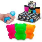 Scrunchems Fruity Neon Squish Bears Sensory Stress Squishy Toy [1 RANDOM Color]