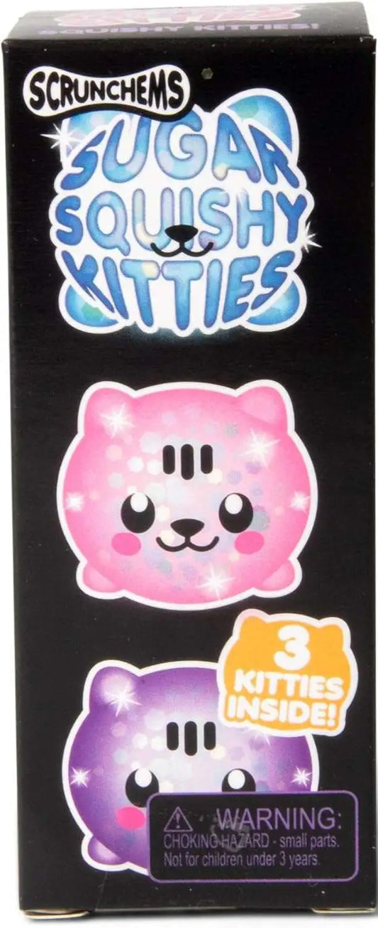 Scrunchems Diddy Squishy Kitties Sensory Stress Squishy Toy 3-Pack [RANDOM Colors]
