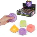 Scrunchems Sugar Sensory Shapes Squishy Toy [1 RANDOM Super Sparkly Squishy Shape!]